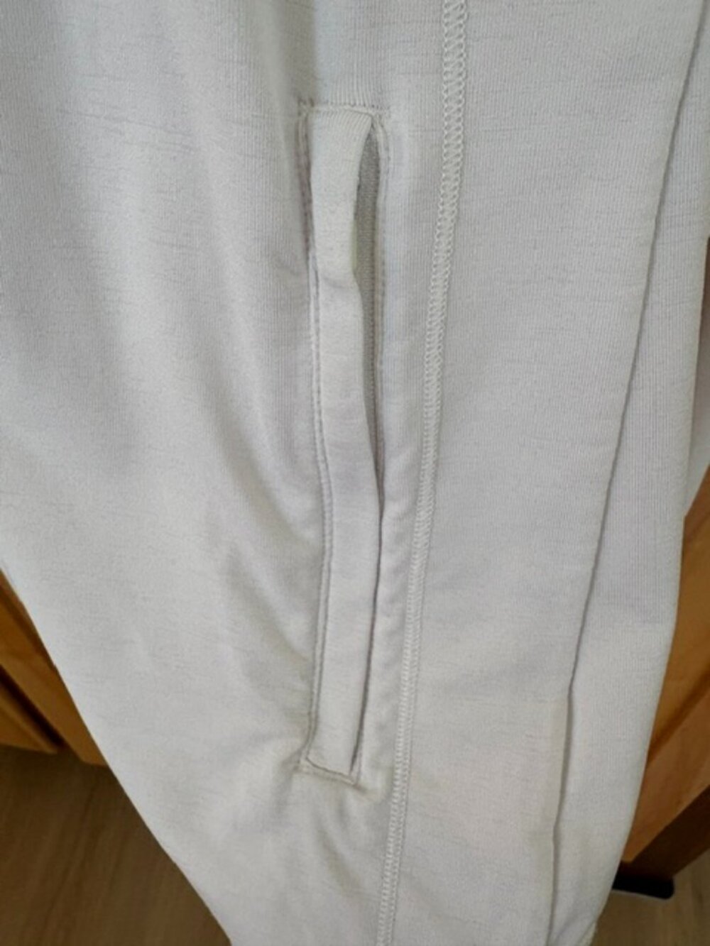 Athleta White Hooded Full Zipper Jacket - XL - Picture 6 of 7